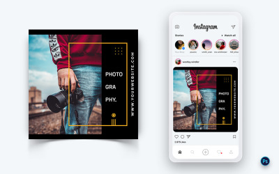Modèle de conception de publication sur les médias sociaux pour les services de photographie-01