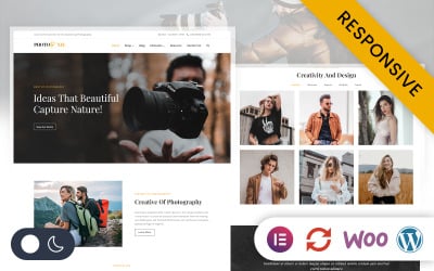 Photoxel - Photographer Personal Portfolio Elementor WordPress Responsive Theme