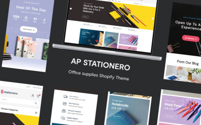 TM Stationero - Shopify-Design für Bürobedarf