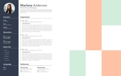 Black White Minimalist CV Resume-Template