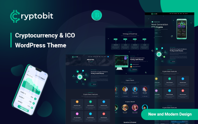 Cryptobit - Cryptocurrency &amp;amp; Bitcoin WordPress Theme