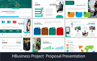 Business 箴ject 箴posal Presentation