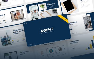 Agente - Plantilla de PowerPoint de agencia de negocios