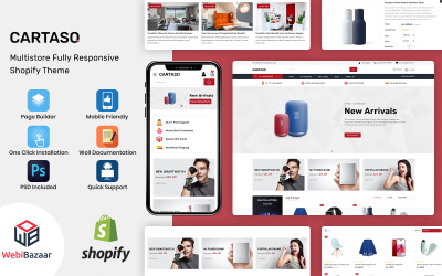 Cartaso - Modello Shopify multiuso per elettronica