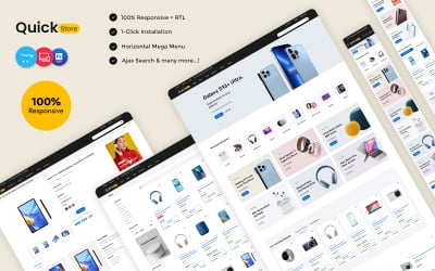 Quickstore — многоцелевой магазин Opencart Mega Shop