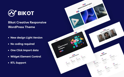 Bikot - Kreatives responsives WordPress-Theme