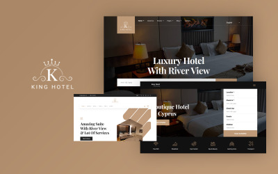 KingGO - Modelo Joomla 5 de reserva de hotel