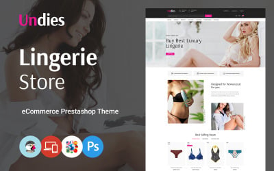 Sous-vêtements Lingerie, adulte et magasin de mode Thème PrestaShop