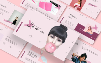 Sania Ultimate Brand Guideline Keynote Template