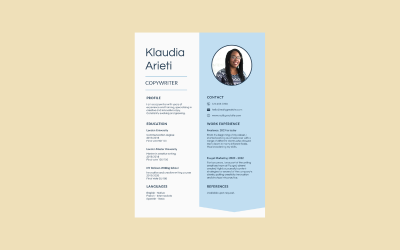 Freelancer Modern Resume Template-Ramsy