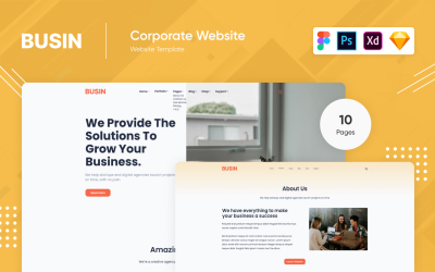 Landing Agency Template Busin 13 Figma