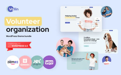 Vollin - Tema WordPress de Organização Voluntária