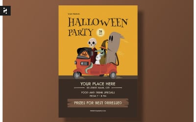Halloween Flyer Parti Şablonu