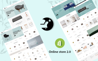 Szablon Shopify 2.0 z meblami