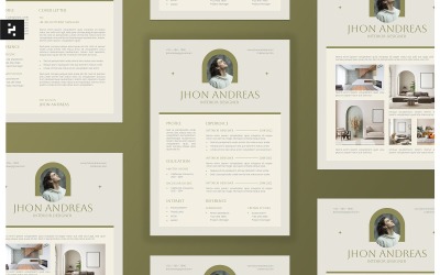 Minimalist Boho CV Resume