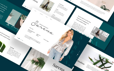 Sarena Brand Guildelines Powerpoint Template