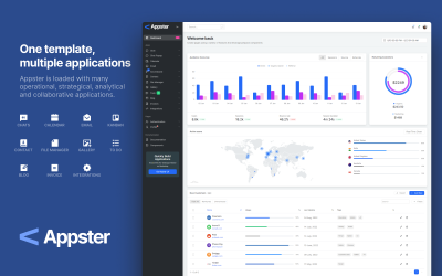 Appster - Modèle d'application CRM d'administration
