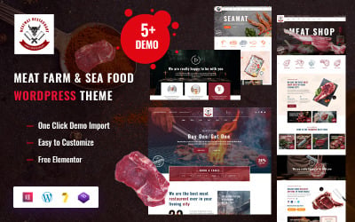 Meatmat - Thème WordPress pour magasin de viande