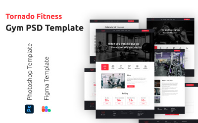 Tornado Fitness - Gym PSD-mall