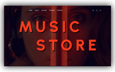 Lucy - Music Store PSD Template