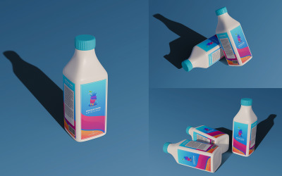 包装饮料瓶模型2