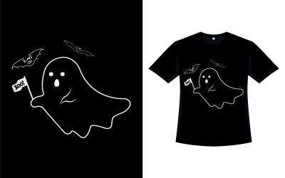 Halloween-klassisches T-Shirt-Vektor-Design