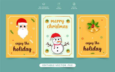 Design della carta regalo aziendale per Natale