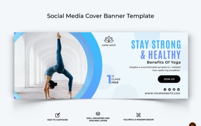 Yoga och meditation Facebook Cover Banner Design-26