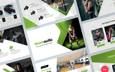 Fitness and Gym Presentation 演示文稿 Template
