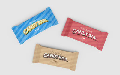 Candy Bar Mockup Template Vol 20