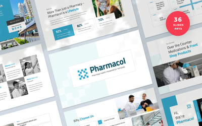 Pharmacy Health Presentation PowerPoint Template