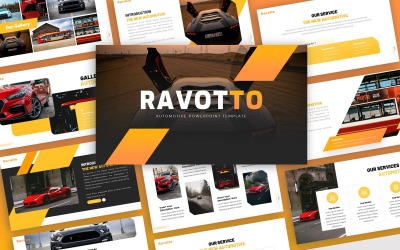 Ravotto -汽车多用途PowerPoint模板