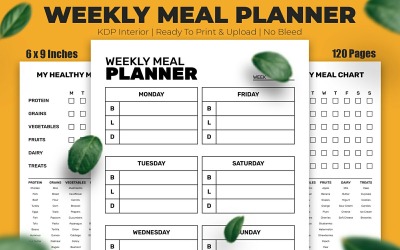 Haftalık Yemek Planlayıcısı KDP İç Tasarım
