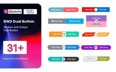 Dual Button WordPress Plugin For Elementor