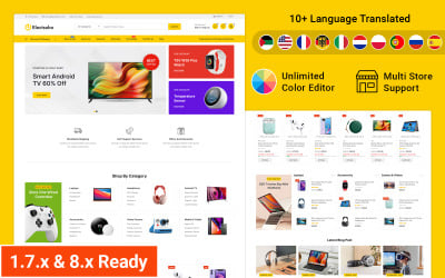 Electsoho - Mega 电子产品 Digital Market PrestaShop Theme