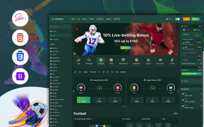 Onlinebets - Sports Online Betting Website HTML Template