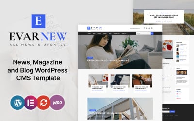 EvarNew - Motyw WordPress magazynu z wiadomościami