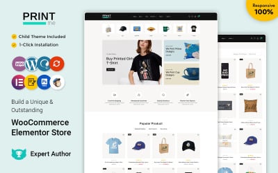 Printme - Printing Services Multipurpose Responsive WooCommerce Elementor Theme