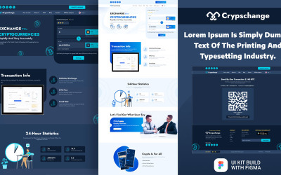 Crypschange - Plantilla de interfaz de usuario de intercambio criptográfico | figma