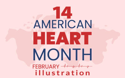 14美国心脏月插图