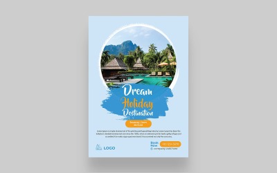 Modern Travel Agency Flyer Template