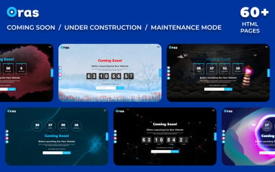 即将推出/维护模式HTML模板- Oras正在建设中