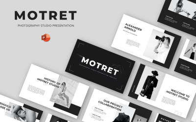 Motret - Fotostudio Powerpoint-Vorlage