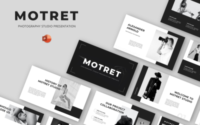 Motret - Modèle Powerpoint pour studio de photographie