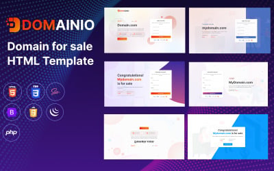 Domainio - Domain for 出售 HTML Template