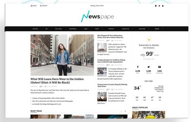 新闻paper - Optimized Drupal 9 Magazine theme