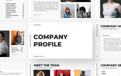 Sierra - Company Profile PowerPoint Template