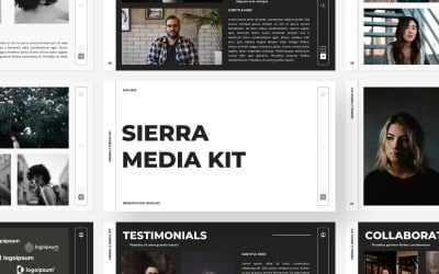 Sierra - Media Kit PowerPoint模板