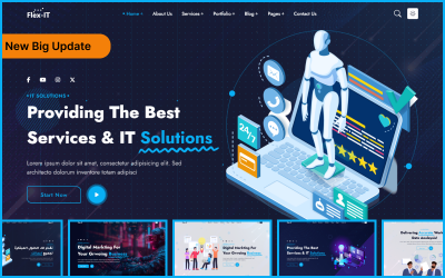 Flex-IT | Business Services &amp;amp;  IT Solutions Multipurpose HTML5 Responsive Website Template