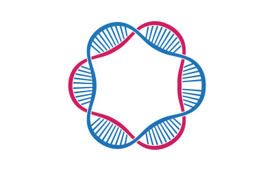 DNA矢量标志设计模板现代医学V38